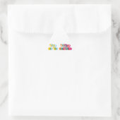 Cyclisch en uniek ontwerp sticker (Tas)
