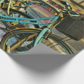 Cyclisch geschenken voor vader cadeaupapier (Hoek)