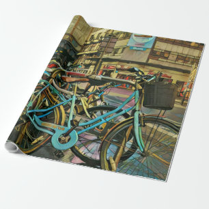 Cyclisch geschenken voor vader cadeaupapier