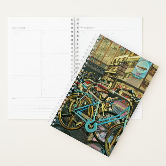 Cyclisch geschenken voor vader planner (Display)
