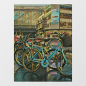 Cyclisch geschenken voor vader raamsticker (Vel)