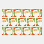 Cyclisch kerstcadeau voor kerstcadeautjes inpakpapier vel (Voorkant 3)