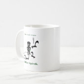 Cyclisico: kamikaze eekhoorns koffiemok (Voorkant links)