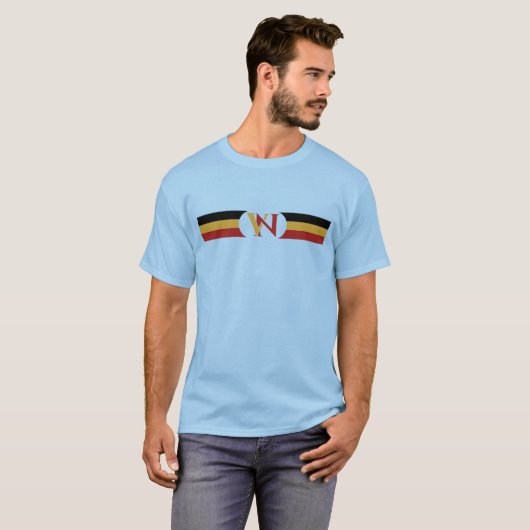 Cyclisme Belgique – Maillot National Inspiré – T-shirt (Voorkant volledig)