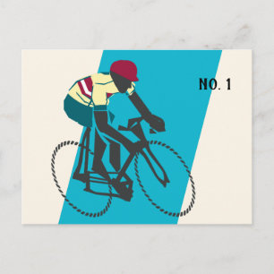 Cyclist #1 briefkaart
