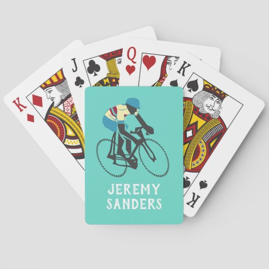 Cyclist #3 pokerkaarten (Achterkant)