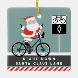 Cyclist Biking Holiday Keepomwille keramische sier Keramisch Ornament