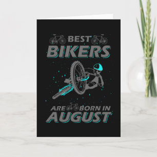 Cyclist Birthday Cadeau August Kaart