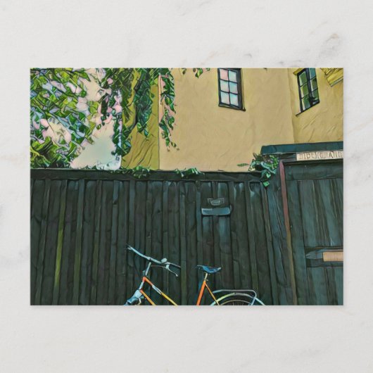 Cyclist cadeau-ideeën briefkaart (Voorkant)