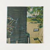 Cyclist cadeau-ideeën wandkleed (Voorkant (horizontaal))