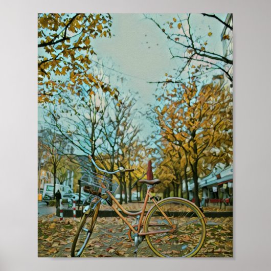 Cyclist cadeaus voor hem poster (Voorkant)