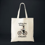 Cyclist Cycling Bicycle Biking Tote Bag<br><div class="desc">Cyclist Cycling Bicycle Biking Tote Bag originally designed by Nisha Prabhu. Carry your love for cycling everywhere with our stylish cyclist and bicycle biking tote bag! This spacious tote features vibrant graphics of cyclists in motion that showcase your passion for biking. Whether you're heading to a ride, the market, or...</div>