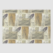 cyclist en collage van fietsen tissuepapier (Voorkant)