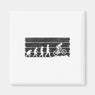 Cyclist Evolutie Mountainbiken Fiets Fietssport Magneet