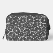 Cyclist Fietswiel Patroon Monogram Toilettasje (Achterkant)