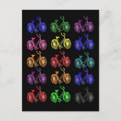 Cyclist Gifts,  1950-fietsontwerp Briefkaart (Voorkant)