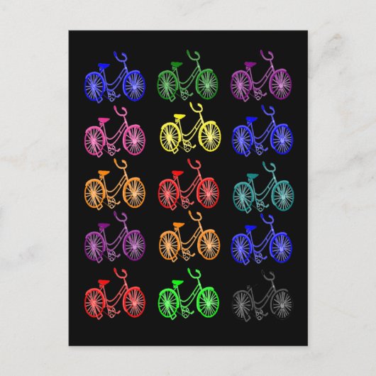 Cyclist Gifts,  1950-fietsontwerp Briefkaart (Voorkant)