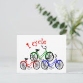 Cyclist Gifts (Bicycling) design Briefkaart (Staand voorkant)