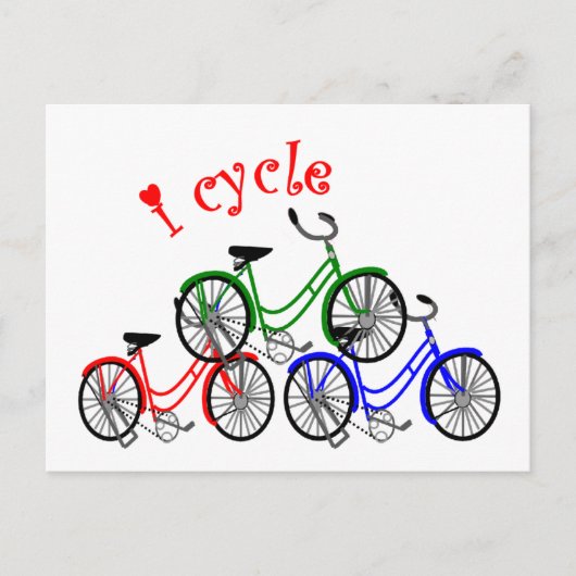 Cyclist Gifts (Bicycling) design Briefkaart (Voorkant)