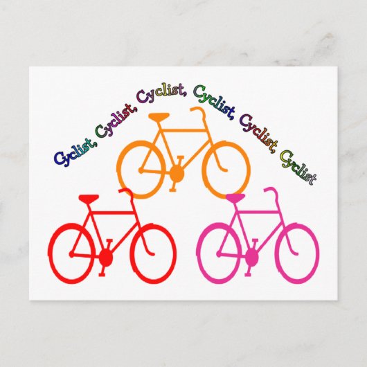 Cyclist Gifts, Biking Mania! Briefkaart (Voorkant)