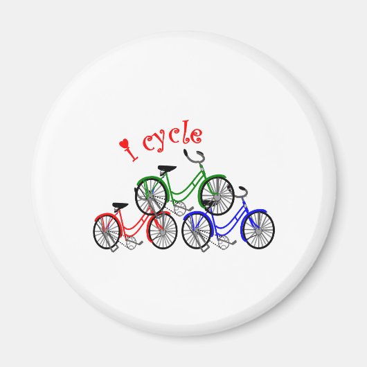 Cyclist Gifts (fietsen) design Magneet (Voorkant)
