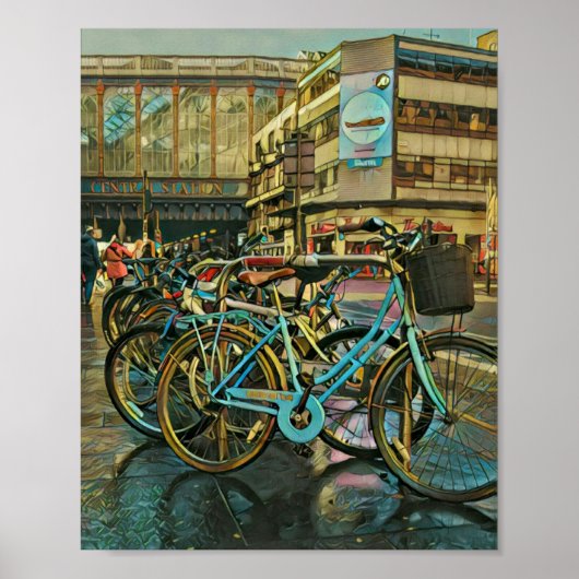 Cyclist gifts for dad poster (Voorkant)