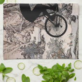 Cyclist Kitchen Towel Theedoek (Gevouwen)