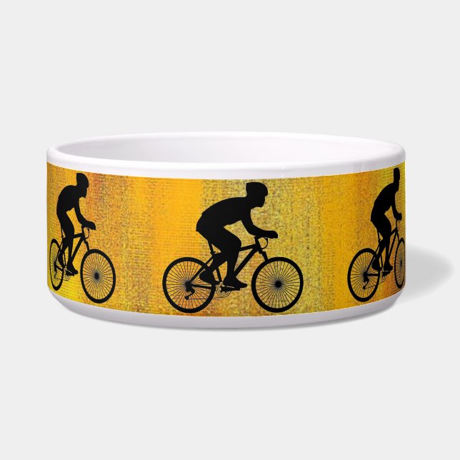 Cyclist Pet Bowl Voerbakje (Voorkant)