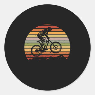 Cyclist Retro  mountainbiking Cycling Cycling Ronde Sticker