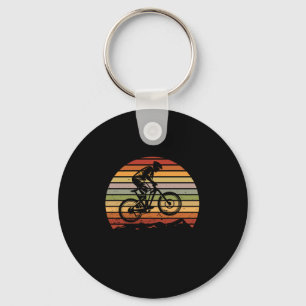 Cyclist Retro  mountainbiking Cycling Cycling Sleutelhanger