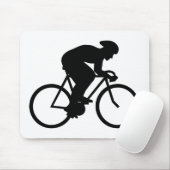 Cyclist Silhouette. Muismat (Met muis)