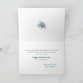 Cyclist Son Birthday Kaart (Binnen)