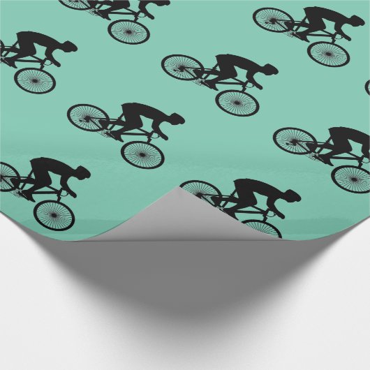 Cyclist Wrapping Paper Cadeaupapier (Hoek)