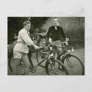 Cyclists briefkaart foto