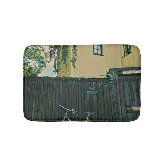 Cyclists cadeauideeën badmat (Voorkant)