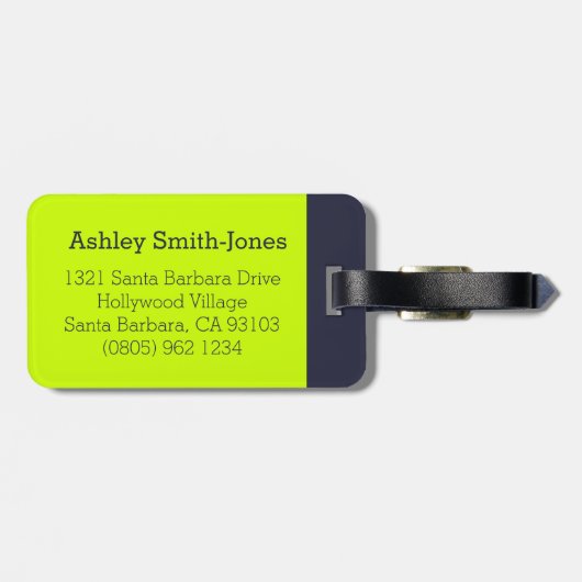 Cyclists die grafisch continu helder aangepast bag bagagelabel (Achterkant horizontaal)