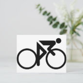 Cyclo-cylcer Briefkaart (Staand voorkant)