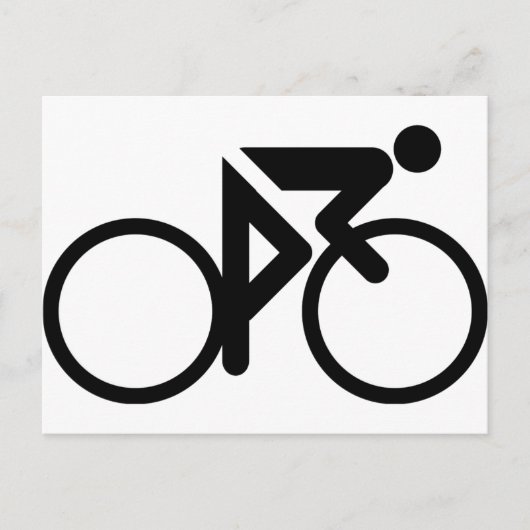 Cyclo-cylcer Briefkaart (Voorkant)