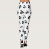Cyclo riksja cartoon illustratie leggings (Achterkant)