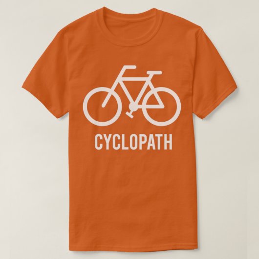 Cycloath, fiets zwart, cyclisch zwart shirt (Design voorkant)