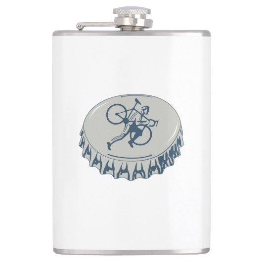 Cyclocross Beer Heupfles (Voorkant)