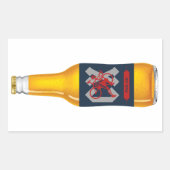 Cyclocross Beer Rechthoekige Sticker (Voorkant)