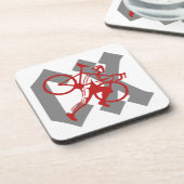 Cyclocross Bier Onderzetter (Linkerzijde)