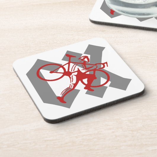 Cyclocross Bier Onderzetter (Linkerzijde)