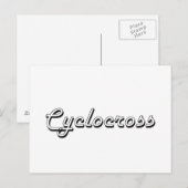 Cyclocross Classic Retrodesign Briefkaart (Voorkant / Achterkant)