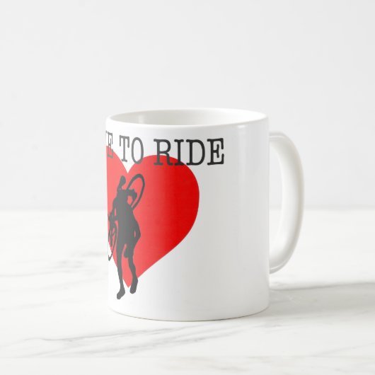 Cyclocross MTB cadeau cadeau rijden. Koffiemok (Voorkant rechts)