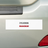 Cyclocross Rocks Bumpersticker (Op auto)