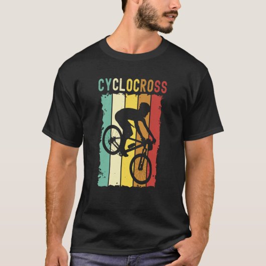 Cyclocross With Cyclocross Bicycle T-shirt (Voorkant)
