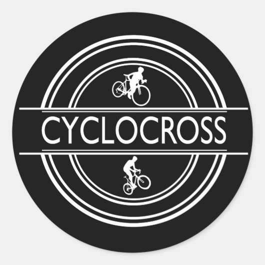 Cyclocrosse Sticker (Voorkant)
