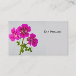 Cyclomeenbloemen Visitekaartje